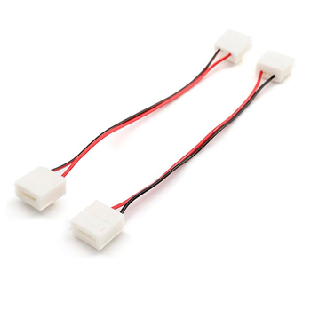 Комплект коннекторов Apeyron Electrics 09-14 (2 клипсы с проводами) для одноцветной светодиодной ленты 12В 10мм IP65 - Светильники - Cветодиодные ленты - . Магазин оборудования для автономного и резервного электропитания Ekosolar.ru в Королевах