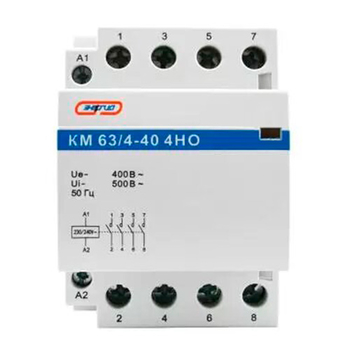 Модульный контактор КМ63/4P 40A 4НО Энергия - Электрика, НВА - Коммутационное оборудование - Контакторы - . Магазин оборудования для автономного и резервного электропитания Ekosolar.ru в Королевах