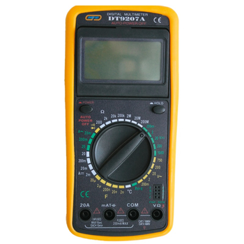 Мультиметр DT 9207 Энергия - Электрика, НВА - Измерительный инструмент - Мультимеры - . Магазин оборудования для автономного и резервного электропитания Ekosolar.ru в Королевах