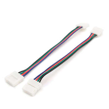 Комплект коннекторов Apeyron Electrics 09-12 (2 клипсы с проводами) для RGB-светодиодной ленты 12В IP20 10 мм - Светильники - Cветодиодные ленты - . Магазин оборудования для автономного и резервного электропитания Ekosolar.ru в Королевах