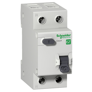 Дифференциальный автоматический выключатель Schneider Electric EASY 9 1P+N 32А 30мА C AC 4,5 кА - Электрика, НВА - Модульное оборудование - Дифференциальные автоматы - . Магазин оборудования для автономного и резервного электропитания Ekosolar.ru в Королевах