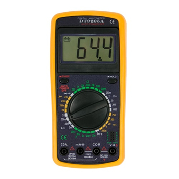 Мультиметр DT 9205A Энергия - Электрика, НВА - Измерительный инструмент - Мультимеры - . Магазин оборудования для автономного и резервного электропитания Ekosolar.ru в Королевах