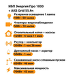 ИБП для котла Энергия Про 1000 + Аккумулятор Grid 55 Ah 12 v (700Вт - 43мин) - ИБП и АКБ - ИБП для котлов - . Магазин оборудования для автономного и резервного электропитания Ekosolar.ru в Королевах