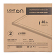 Панель ультратонкая светодиодная LightPhenomenON LT-UTP-02-IP40-40W-6500К LED - Светильники - Для общественных зданий - . Магазин оборудования для автономного и резервного электропитания Ekosolar.ru в Королевах